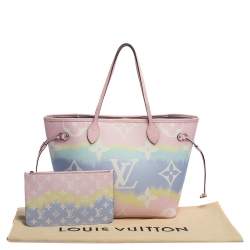 Louis Vuitton Pastel Tie Dye Monogram Canvas Neverfull Escale MM Bag