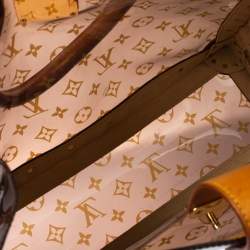 Pre Owned حقيبة لوي فيتون أمبر نيو مونوغرامية شفافة كاباس MM