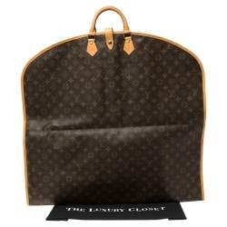 Pre Owned Louis Vuitton Monogram Canvas and Leather Garment Cover