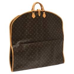 Pre Owned Louis Vuitton Monogram Canvas and Leather Garment Cover