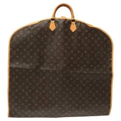 Pre Owned Louis Vuitton Monogram Canvas and Leather Garment Cover
