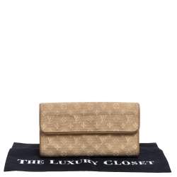 Pre Owned محفظة لوي فيتون كانفاس ميني لين كريمي
