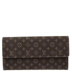 Louis Vuitton, Bags, Louis Vuitton Blue Monogram Mini Lin Canvas Porte  Tresor International Wallet