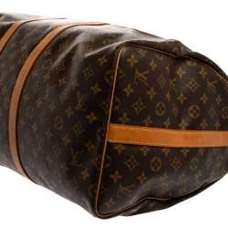 Pre Owned Louis Vuitton Monogram Canvas Keepall Bandouliere 55 Bag