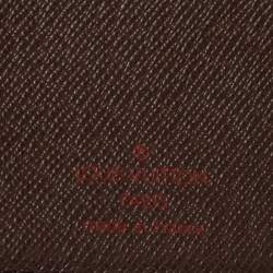 مملوكة مسبقًا Louis Vuitton Damier Ebene Canvas Brazza Wallet