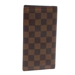 مملوكة مسبقًا Louis Vuitton Damier Ebene Canvas Brazza Wallet