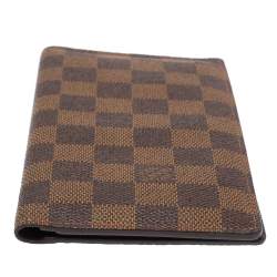 مملوكة مسبقًا Louis Vuitton Damier Ebene Canvas Brazza Wallet