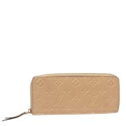Louis Vuitton Amande Electric EPI Leather Zippy Wallet