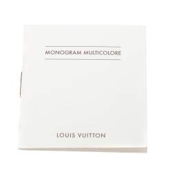 Pre Owned محفظة لوي فيتون سارا كانفاس مونوغرامي متعدد الألوان أسود