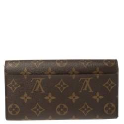 Pre Owned Louis Vuitton Monogram Canvas Sarah Wallet 