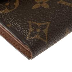Pre Owned Louis Vuitton Monogram Canvas Sarah Wallet 