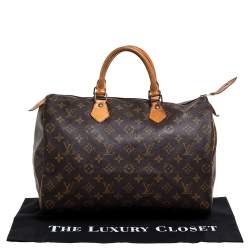 مملوكة مسبقًا حقيبة لوي فيتون "سبيدي 35" كانفاس مونوغرامي