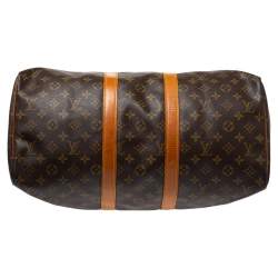 مملوكة مسبقًا Louis Vuitton Monogram Canvas Keepall 45 Bag