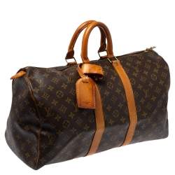 مملوكة مسبقًا Louis Vuitton Monogram Canvas Keepall 45 Bag