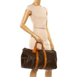 مملوكة مسبقًا Louis Vuitton Monogram Canvas Keepall 45 Bag