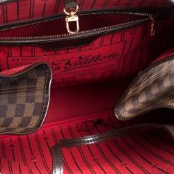 Louis Vuitton Damier Ebene Canvas Neverfull GM Bag