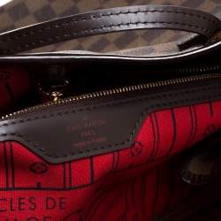 Louis Vuitton Damier Ebene Canvas Neverfull GM Bag