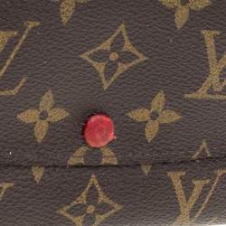 Pre Owned Louis Vuitton Monogram Canvas Emilie Wallet