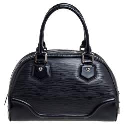 مملوكة مسبقًا Louis Vuitton Black Epi Leather Bowling Montaigne PM Bag