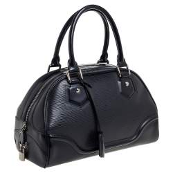 مملوكة مسبقًا Louis Vuitton Black Epi Leather Bowling Montaigne PM Bag