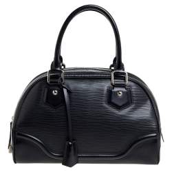 Authentic Louis Vuitton Red Epi Leather Montaigne PM Bowling Handbag B –  Paris Station Shop