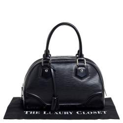 مملوكة مسبقًا Louis Vuitton Black Epi Leather Bowling Montaigne PM Bag