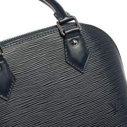 Pre Owned حقيبة لوي فيتون ألما جلد إيبي أزرق مارين BB