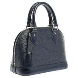 Pre Owned حقيبة لوي فيتون ألما جلد إيبي أزرق مارين BB