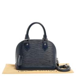 Pre Owned حقيبة لوي فيتون ألما جلد إيبي أزرق مارين BB