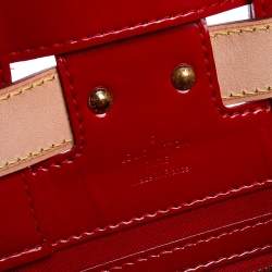 Pre Owned Louis Vuitton Red Monogram Canvas and Leather Limited Edition Rubis Neo Bucket Bag