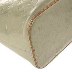 Pre Owned حقيبة لوي فيتون هيوستون جلد لامع مونوغرامي أخضر نعناعي