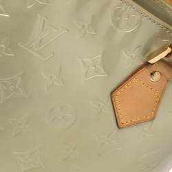 Pre Owned حقيبة لوي فيتون هيوستون جلد لامع مونوغرامي أخضر نعناعي