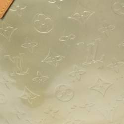 Pre Owned حقيبة لوي فيتون هيوستون جلد لامع مونوغرامي أخضر نعناعي