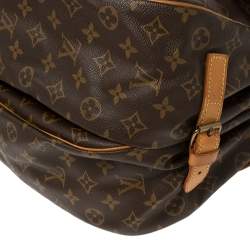 Pre Owned Louis Vuitton Monogram Canvas Saumur 35 Messenger Bag