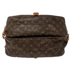 Pre Owned Louis Vuitton Monogram Canvas Saumur 35 Messenger Bag