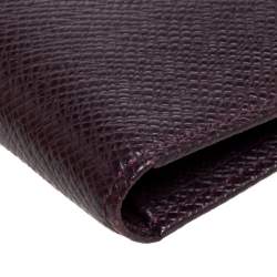 Pre Owned Louis Vuitton Brown Taiga Leather Brazza Wallet