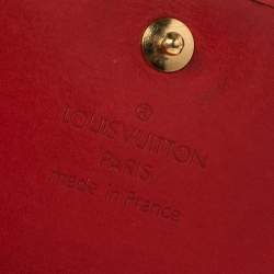Louis Vuitton Red Epi Leather Elise Wallet