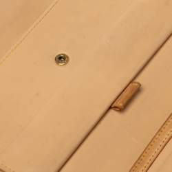 Pre Owned Louis Vuitton White Multicolor Monogram Canvas Porte Tresor International Wallet