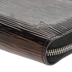 مملوكة مسبقًا محفظة عملات لوي فيتون جلد إيبي أسود إلكتريك بسحاب