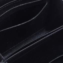 مملوكة مسبقًا محف ظة عملات لوي فيتون جلد إيبي أسود إلكتريك بسحاب