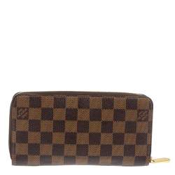 Pre Owned محفظة لوي فيتون زيبي كانفاس دامييه أيبين