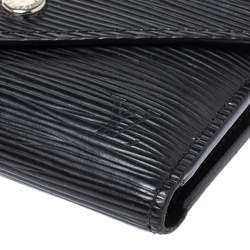 Pre Owned Louis Vuitton Black Epi Leather Victorine Wallet