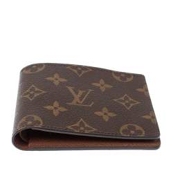 Pre Owned Louis Vuitton Monogram Canvas Multiple Wallet 