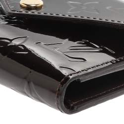 مملوكة مسبقًا Louis Vuitton Terre D’Ombre Monogram Vernis Leather Victorine Wallet