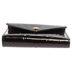 مملوكة مسبقًا Louis Vuitton Terre D’Ombre Monogram Vernis Leather Victorine Wallet