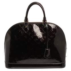 مملوكة مسبقًا حقيبة لوي فيتون ألما فيرنيه مونوغرامية بنفسجية كبيرة