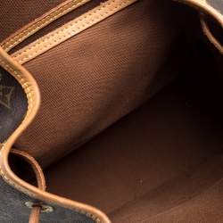 Pre Owned حقيبة ظهر لوي فيتون مونتسوري كانفاس مونوغرامي متوسطة