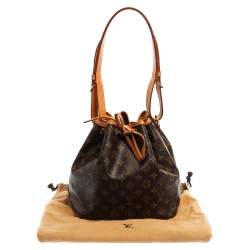 Pre Owned Louis Vuitton Monogram Canvas Petit Noe Bag
