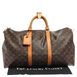 Louis Vuitton Monogram Canvas Keepall 50 Bag