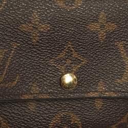 مملوكة مسبقًا محفظة لوي فيتون انايس كومباكت كانفاس مونوغرامي